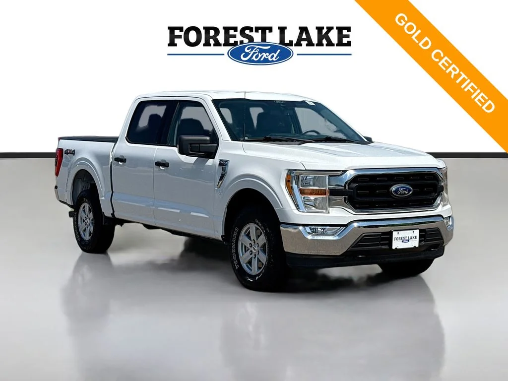 Certified Used 2021 Oxford White Ford XLT image 1