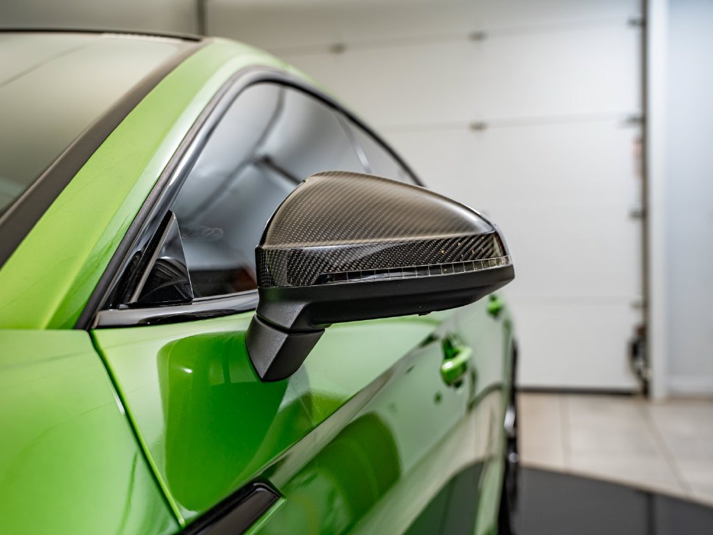 Used 2023 Java Green Metallic Audi Premium Plus image 9