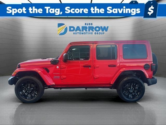 Used 2024 Jeep Wrangler 4xe Sahara 4XE with VIN 1C4RJXP63RW270972 for sale in West Bend, WI