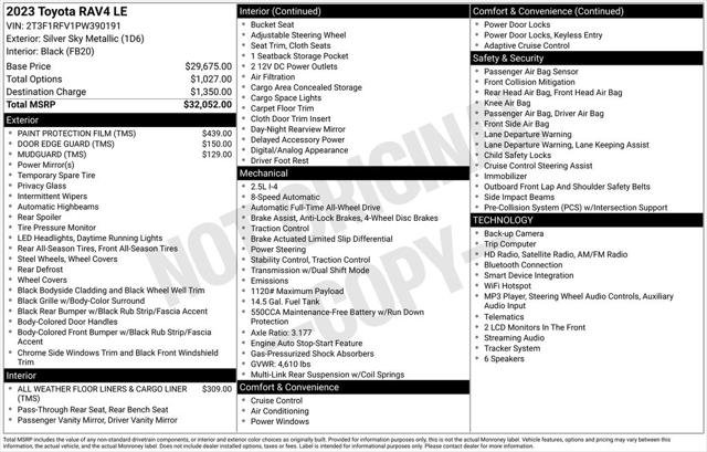 Certified Used 2023 SILVER SKY METALLIC Toyota  image 33