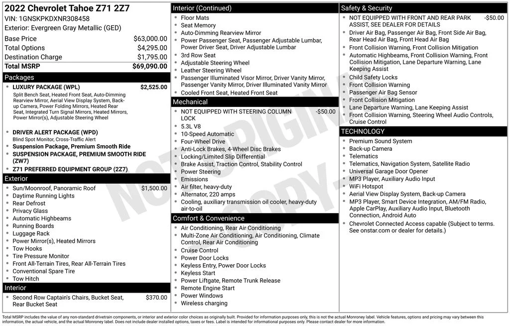Used 2022 Gray Chevrolet Z71 image 6