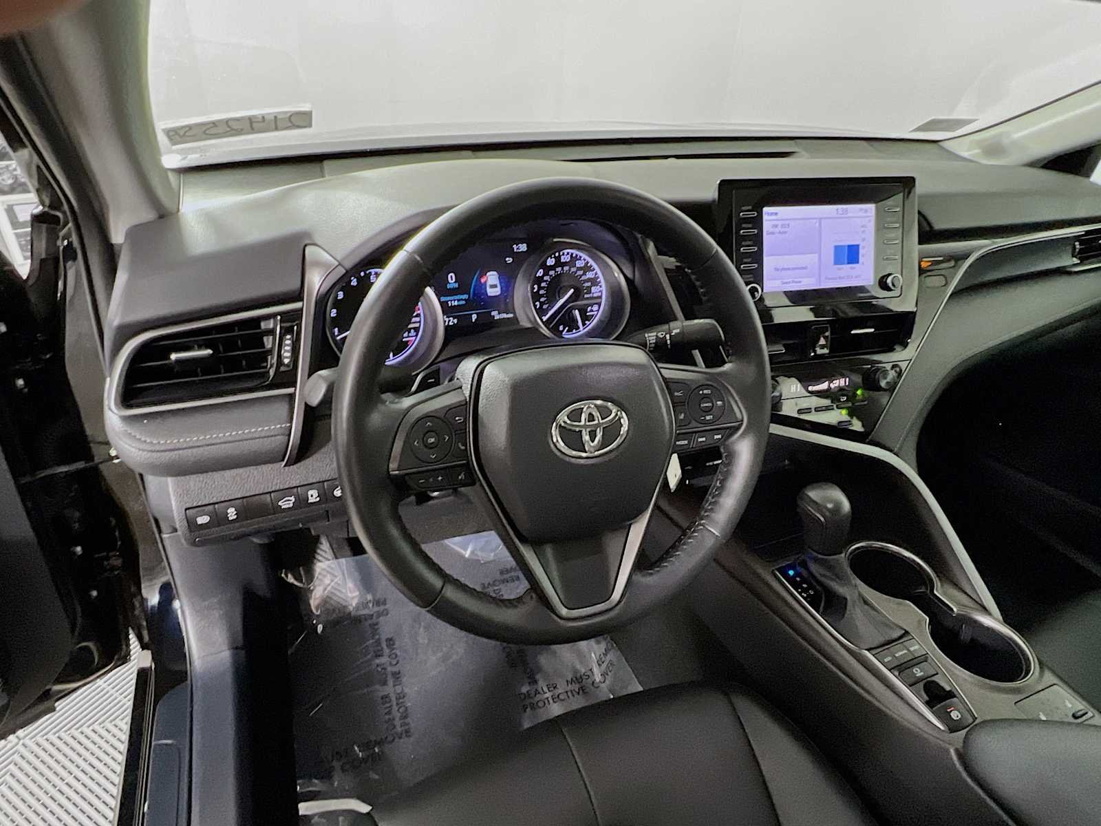 Used 2022 Midnight Black Metallic Toyota SE image 11