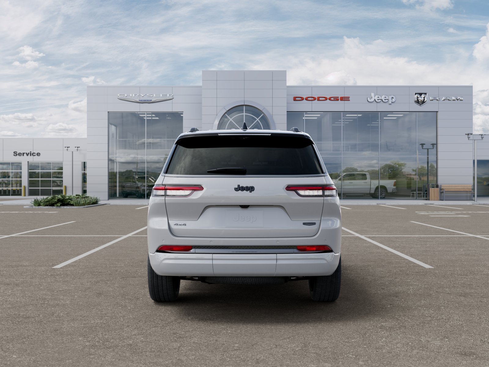 New 2026 Bright White Clear-Coat Exterior Paint Jeep Summit image 7