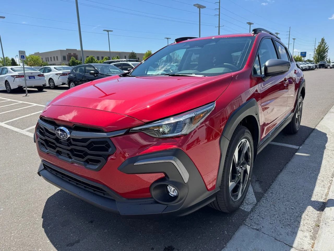New 2026 Lithium Red Pearl Subaru Limited image 3
