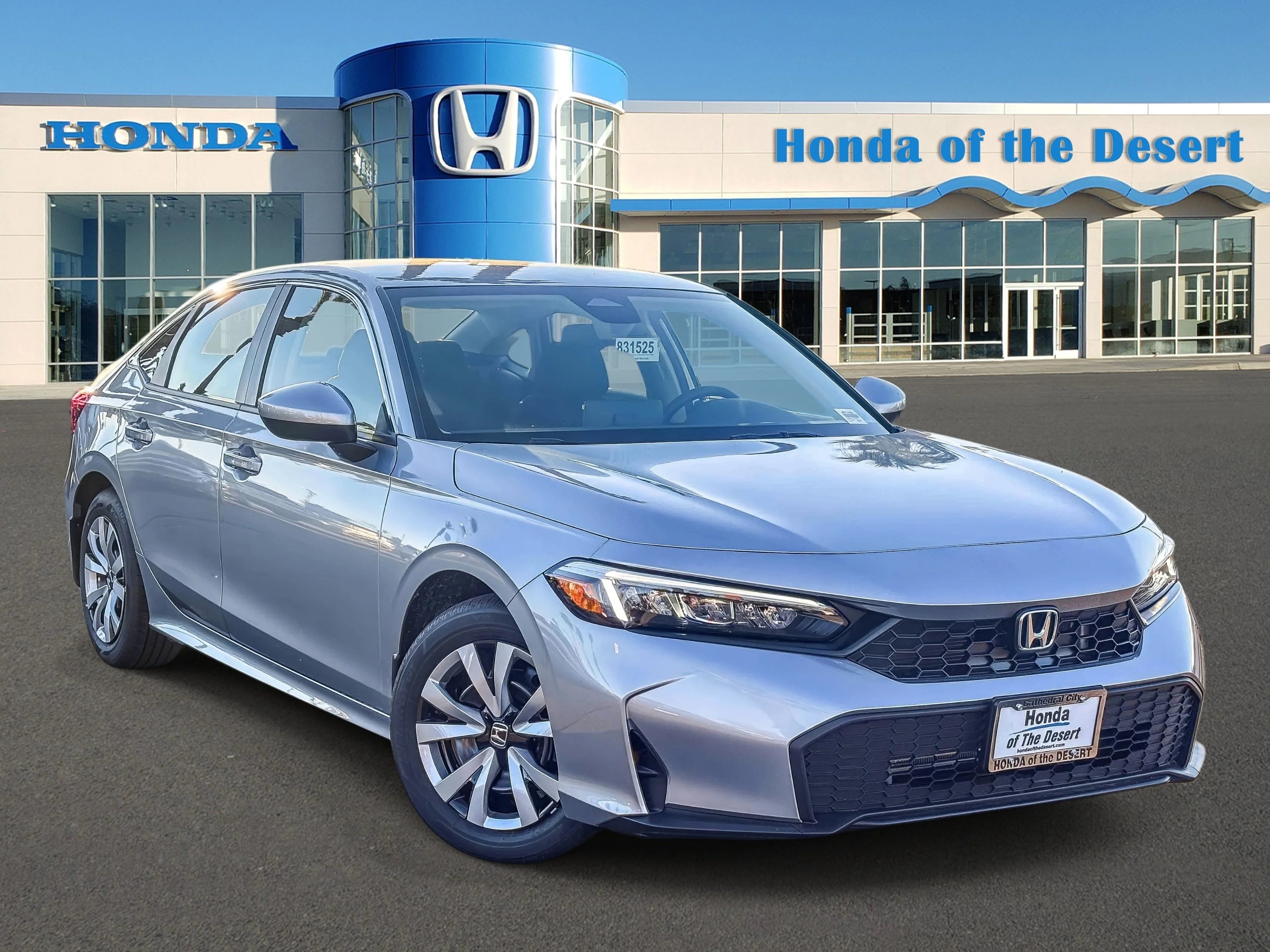 New 2026 Solar Silver Metallic Honda LX image 1