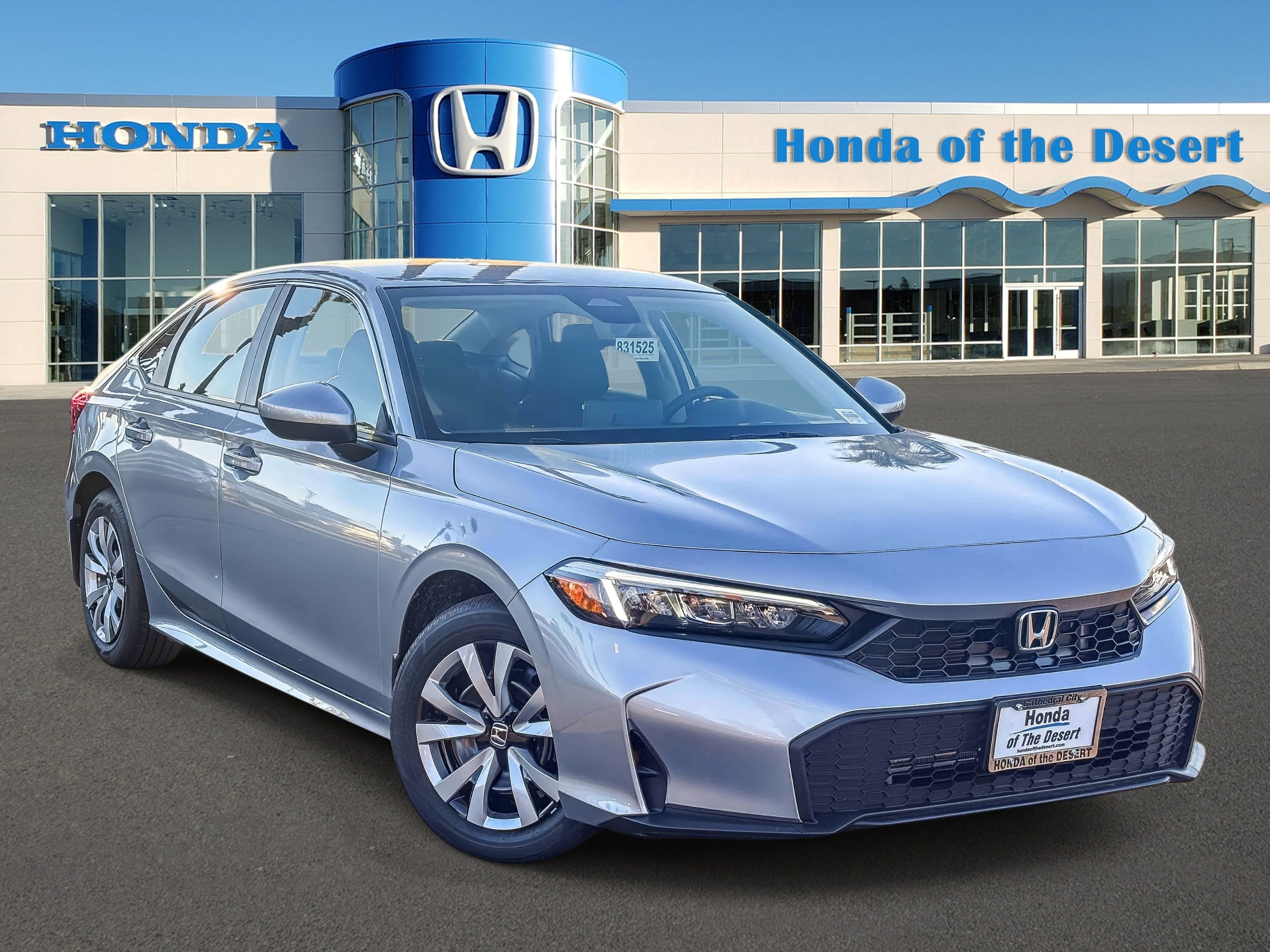 New 2026 Solar Silver Metallic Honda LX image 1