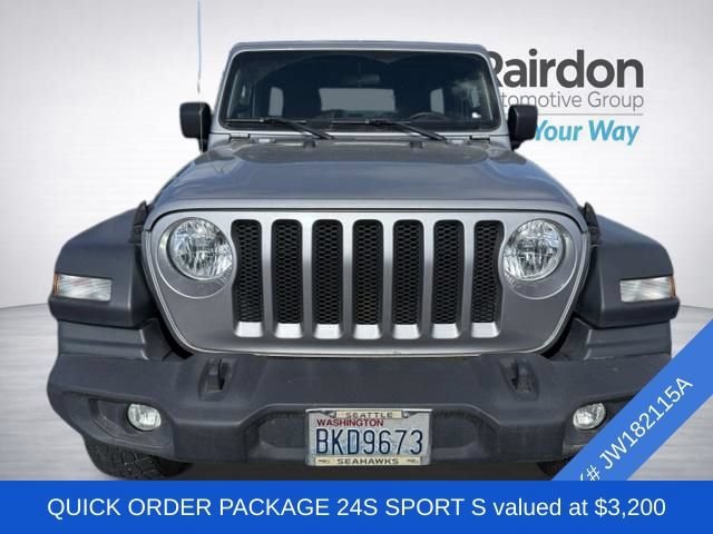 Used 2018 Jeep All-New Wrangler Unlimited Sport S with VIN 1C4HJXDG5JW182115 for sale in Arlington, WA