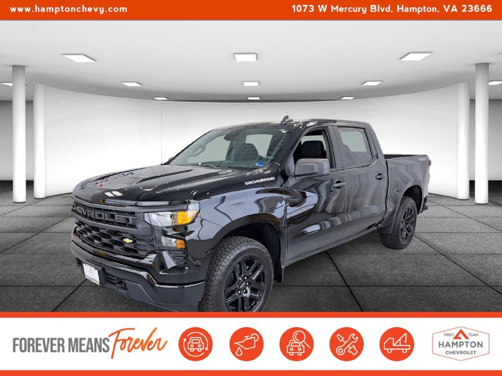 2026 Chevrolet Silverado 1500 CUSTOM Crew Cab Pickup 2026 Chevrolet Silverado 1500 CUSTOM Crew Cab Pickup Slide