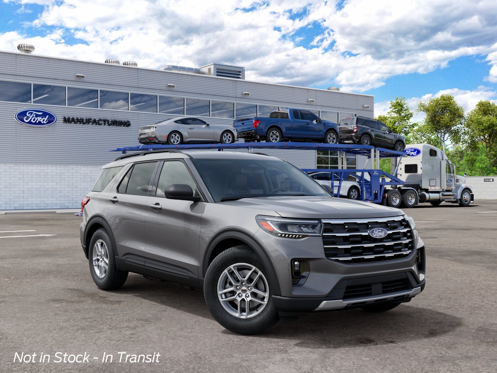 New 2027 Carbonized Gray Metallic Ford Active image 1