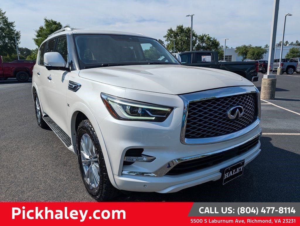 Used 2019 Moonstone White INFINITI LUXE image 1