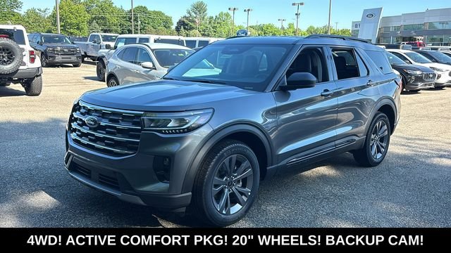 New 2026 Carbonized Gray Metallic Ford Active image 3