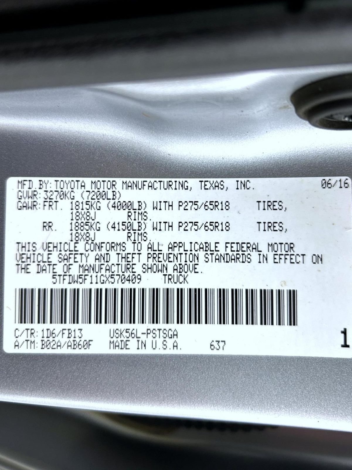 Used 2016 Silver Toyota SR5 image 26