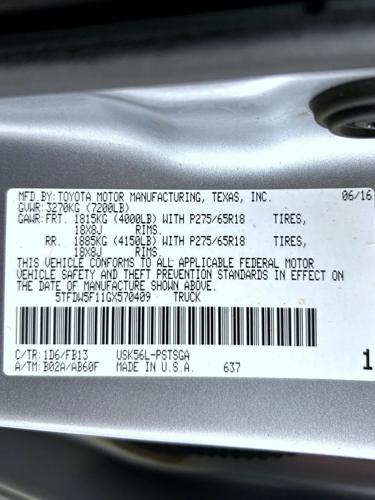 Used 2016 Silver Toyota SR5 image 26