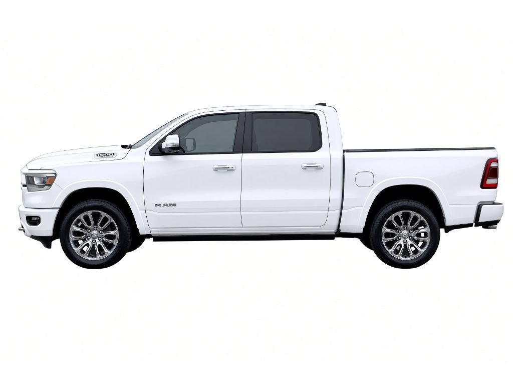 Used 2021 Bright White Clearcoat Ram Limited image 3