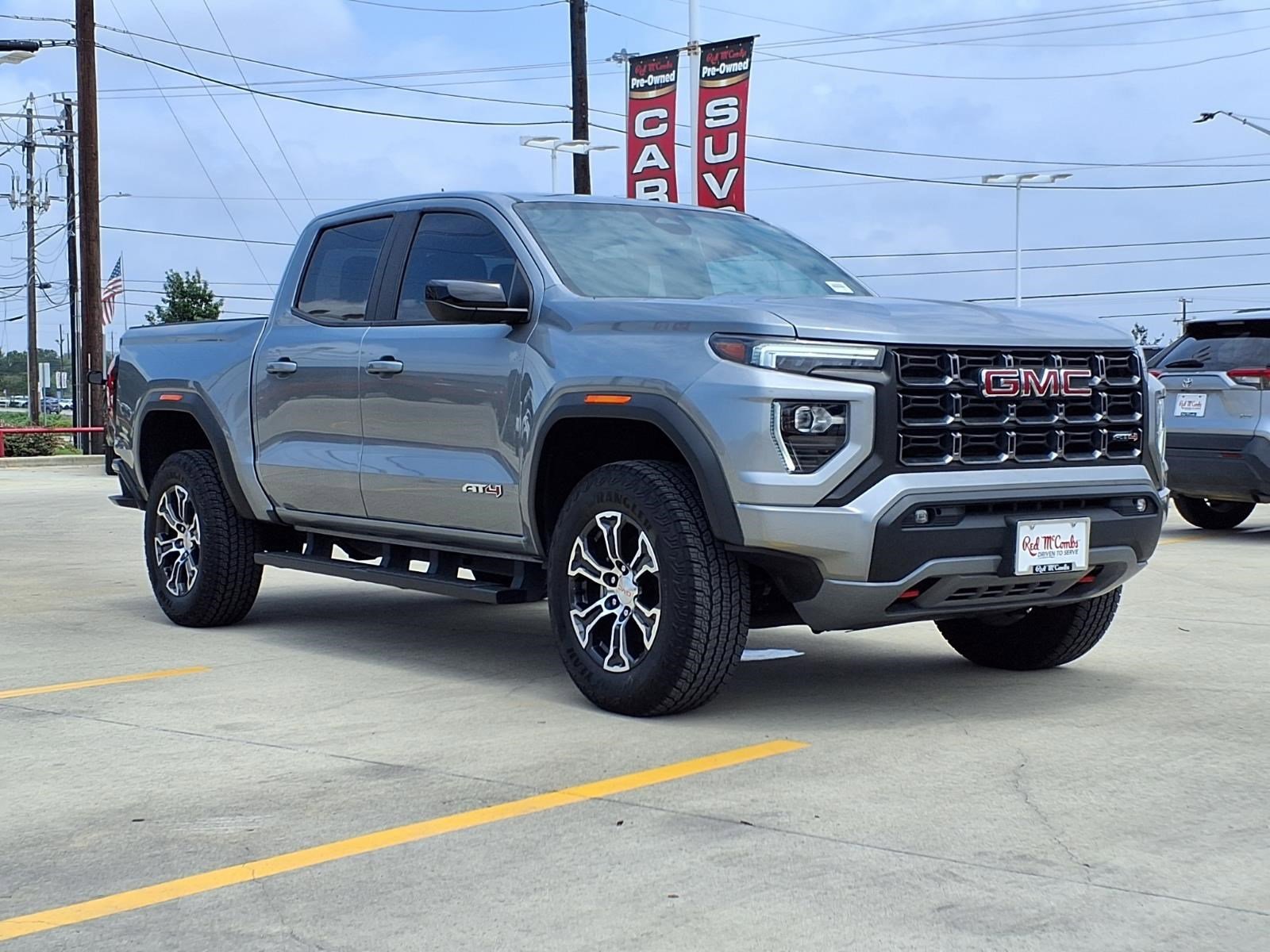 Used 2023 Sterling Metallic GMC 4WD AT4 image 3