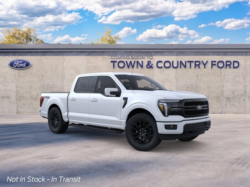 New 2026 Star White Metallic Tri-Coat Ford Lariat image 7