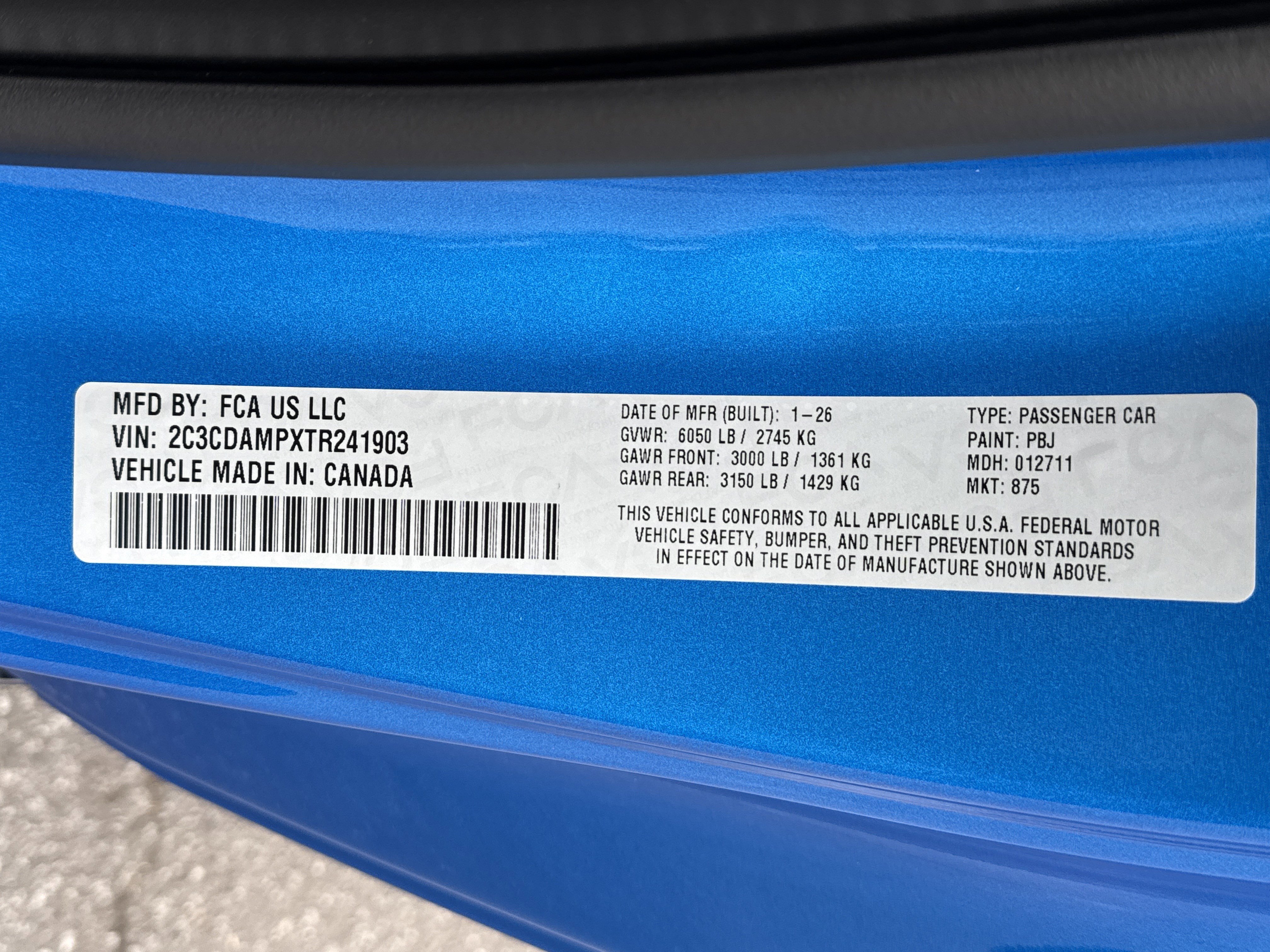 New 2026 Bludicrous Dodge Scat Pack image 33