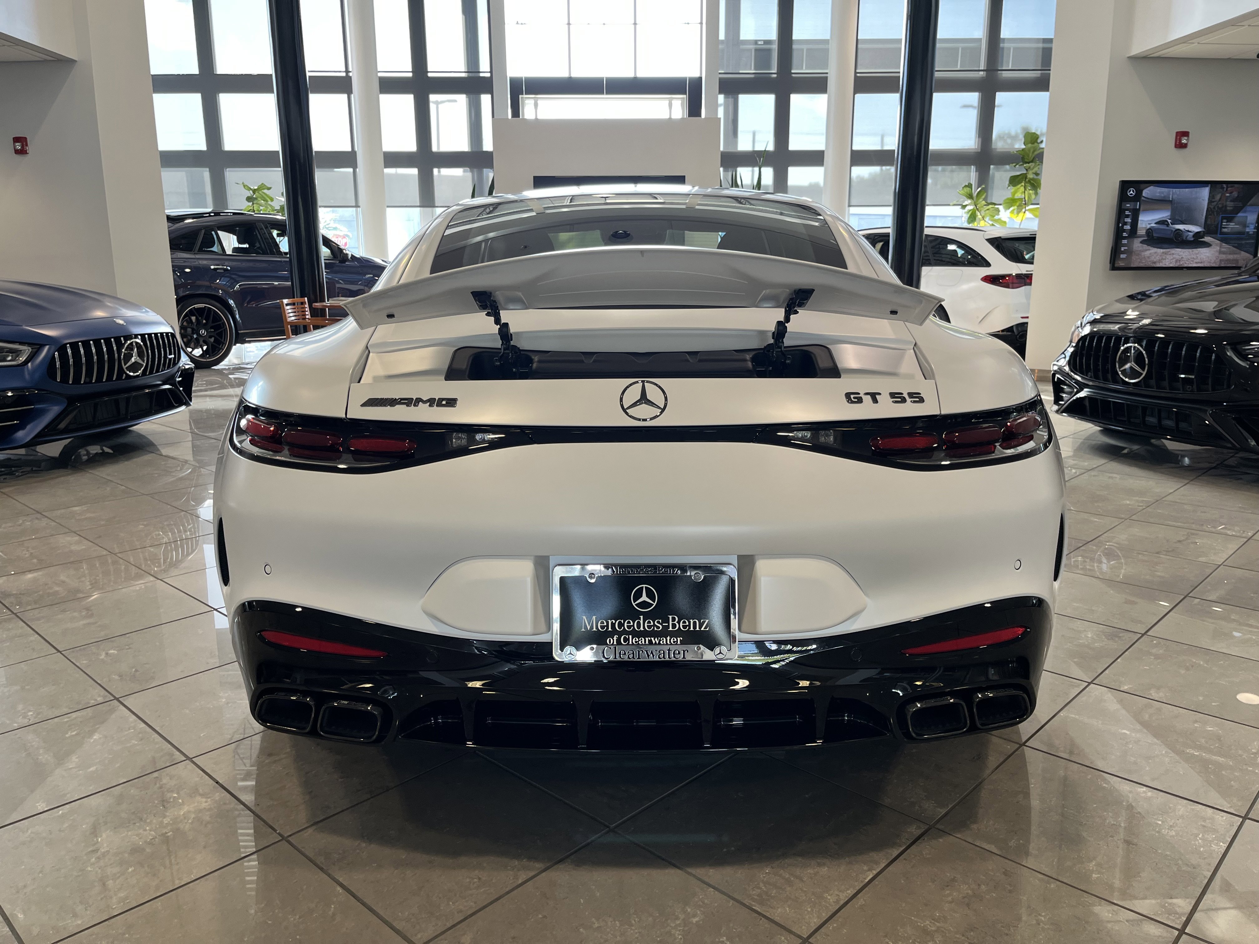 New 2026 MANUFAKTUR Moonlight White Magno Mercedes-Benz AMG® GT 55 image 4
