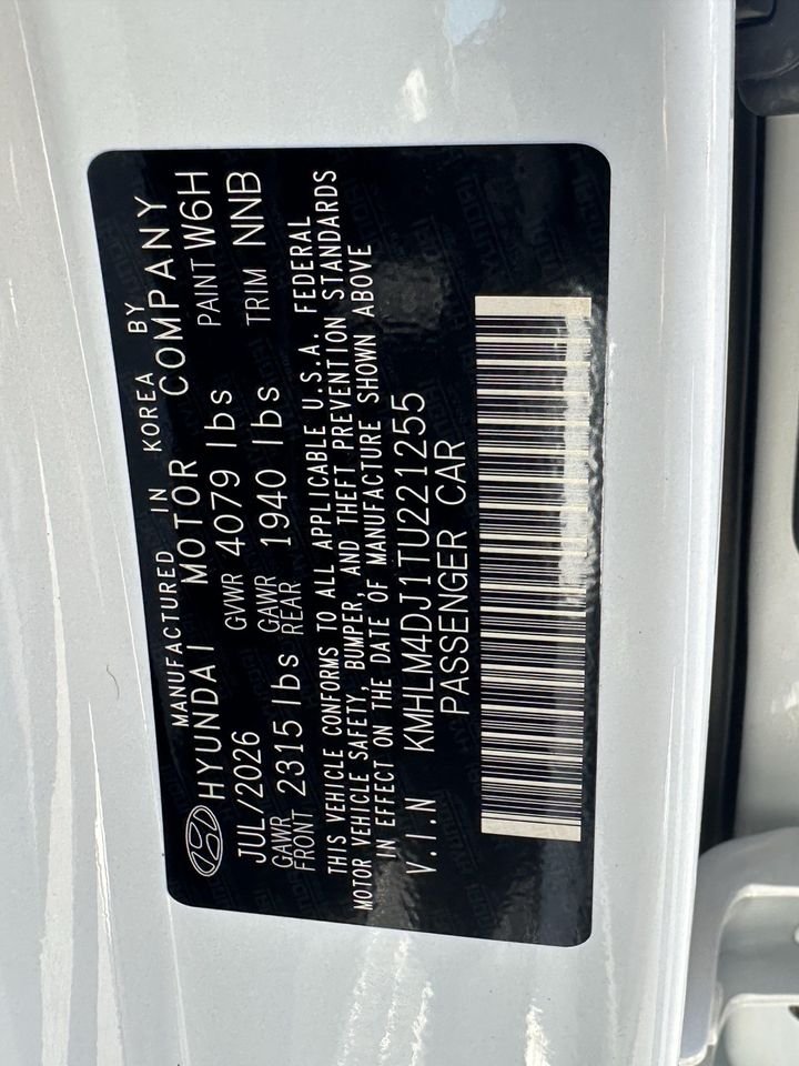 New 2026 Serenity White Hyundai SEL Sport Plus image 31