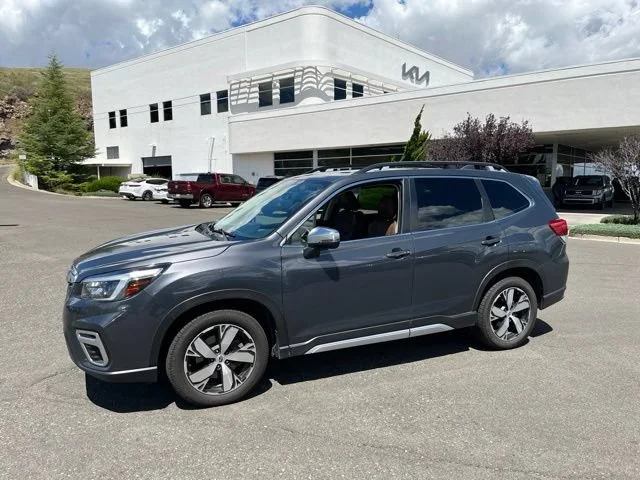 Used 2021 Magnetite Gray Metallic Subaru Touring image 1