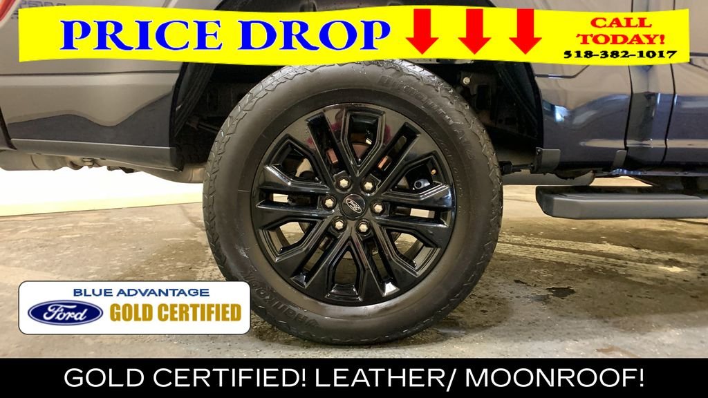 Certified Used 2025 Blue Metallic Ford Lariat image 16