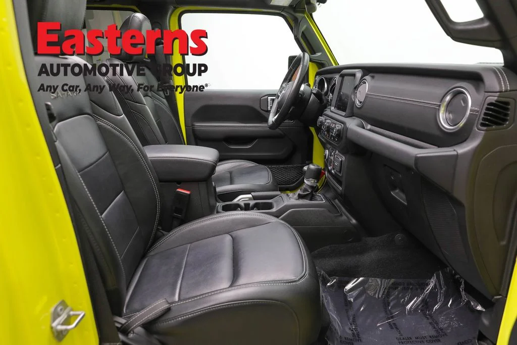 Used 2022 Yellow Jeep Unlimited Sahara 4xe image 25