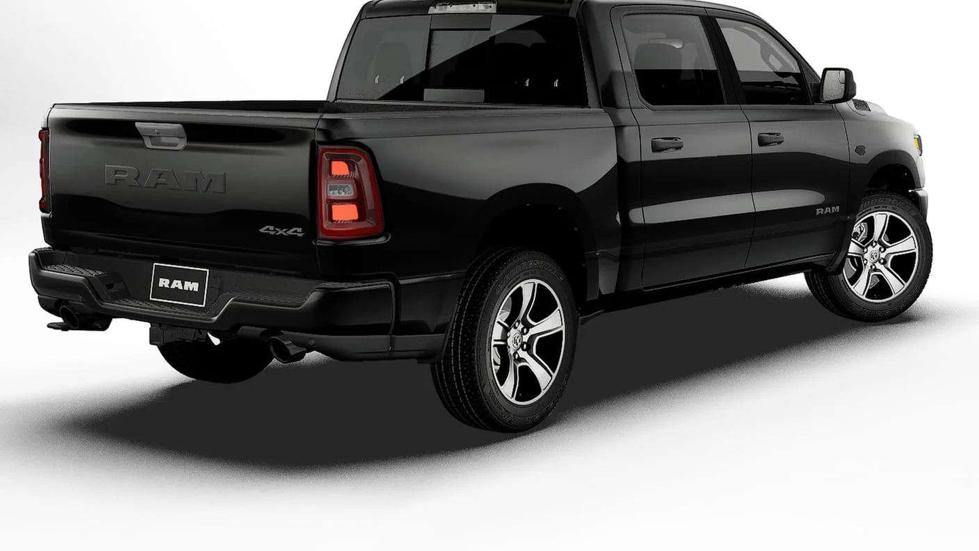 New 2027 Diamond Black Crystal Pearl-Coat Exterior Paint RAM  image 2