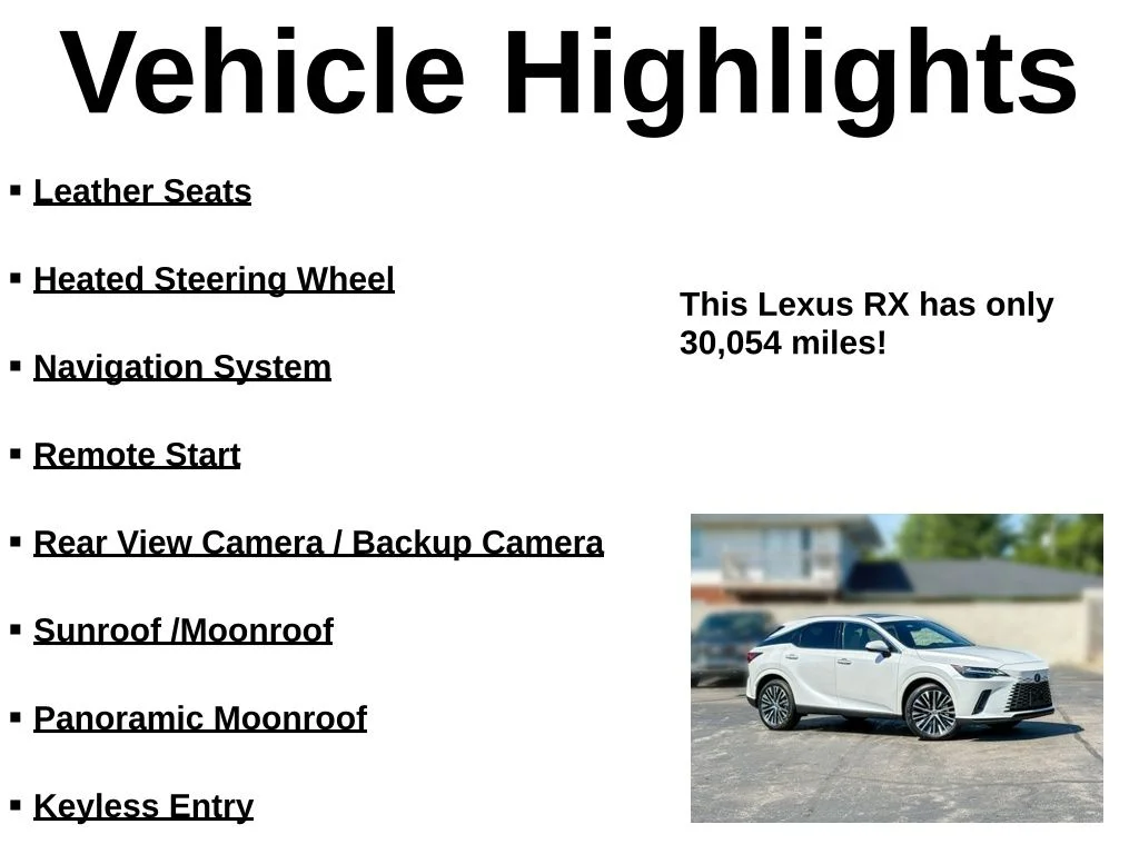 Used 2023 White Lexus 350 Premium Plus image 39