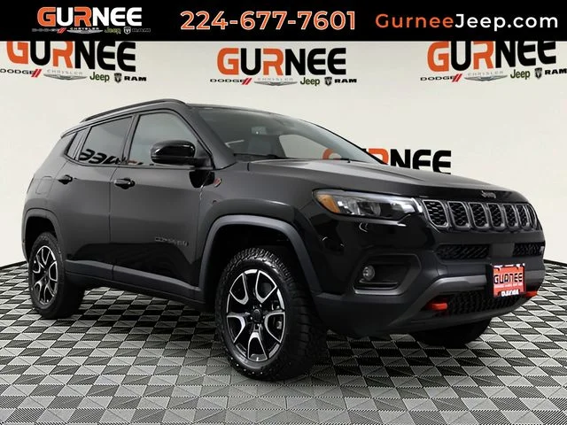 New 2026 Diamond Black Crystal Pearl-Coat Exterior Paint Jeep Trailhawk image 1