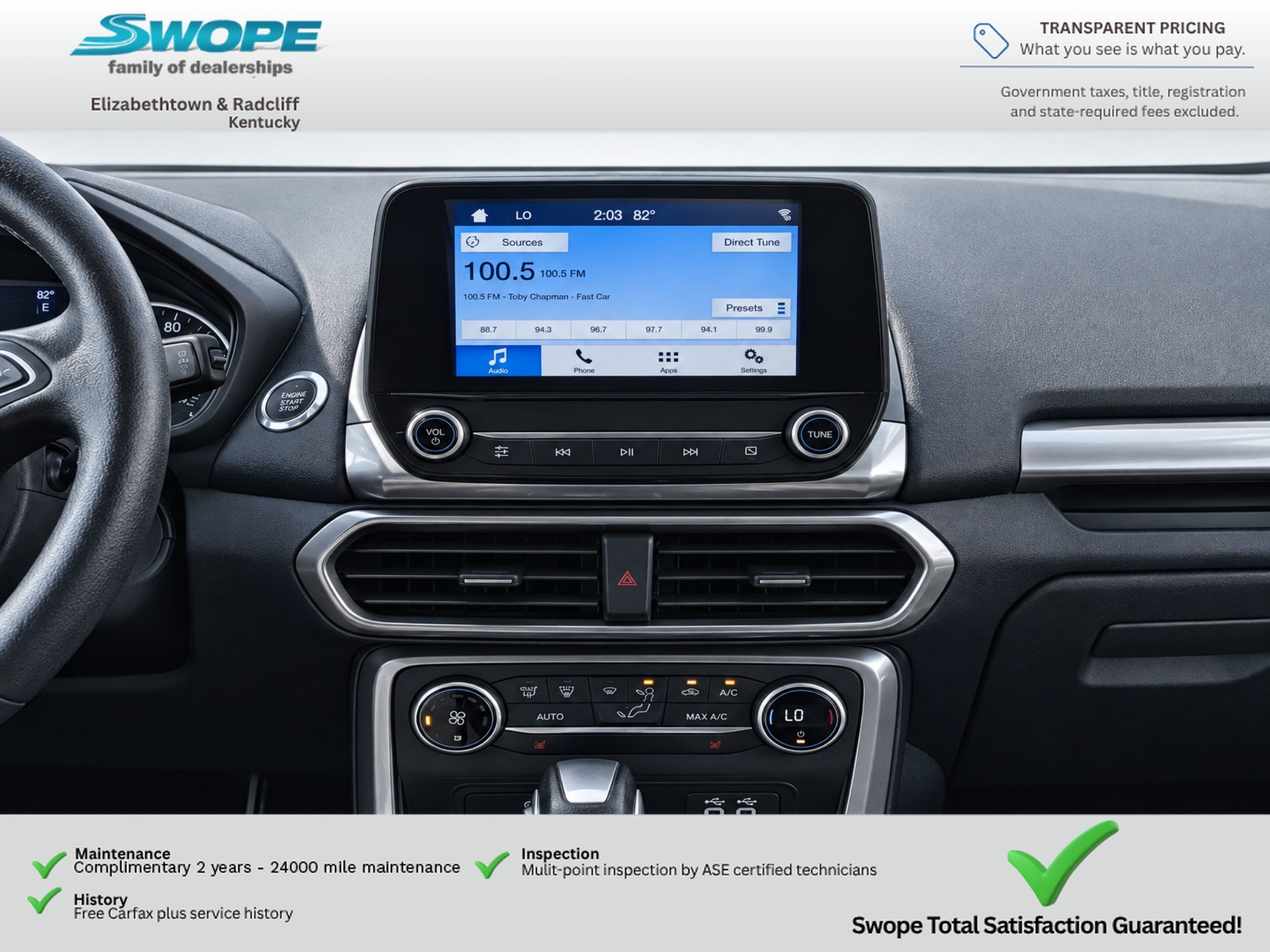 Used 2018 Diamond White Ford SE image 15