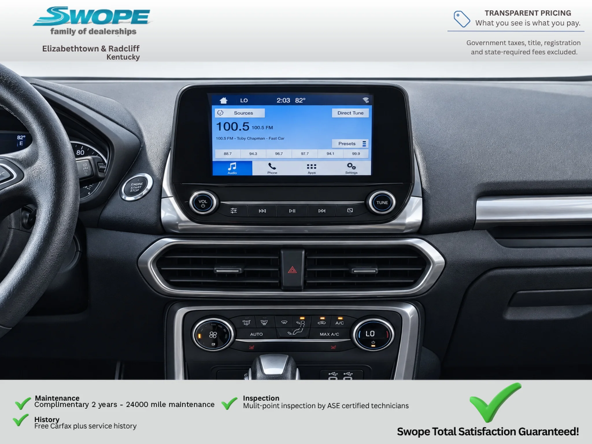 Used 2018 Diamond White Ford SE image 15