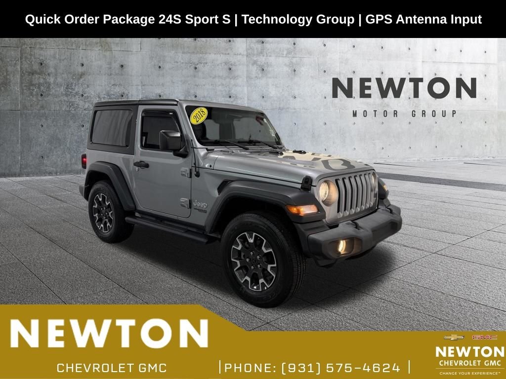 Used 2018 Silver Jeep Sport S image 1