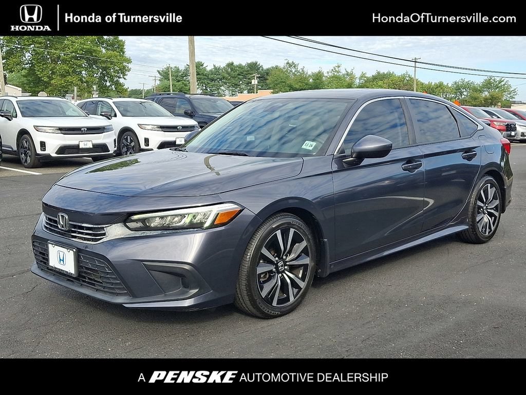 Certified Used 2022 Meteorite Gray Metallic Honda EX image 32
