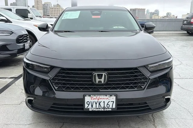 Certified Used 2025 Crystal Black Pearl Honda LX image 3