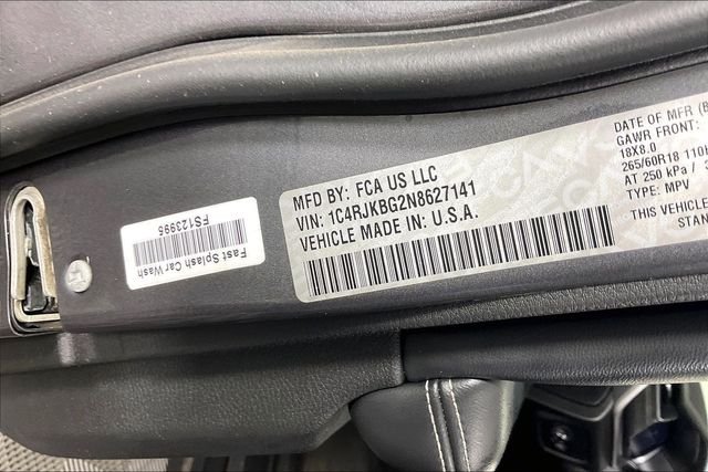 Used 2022 Gray Jeep Limited image 16