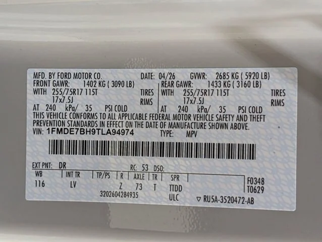 New 2026 Avalanche Gray Ford Big Bend® image 57