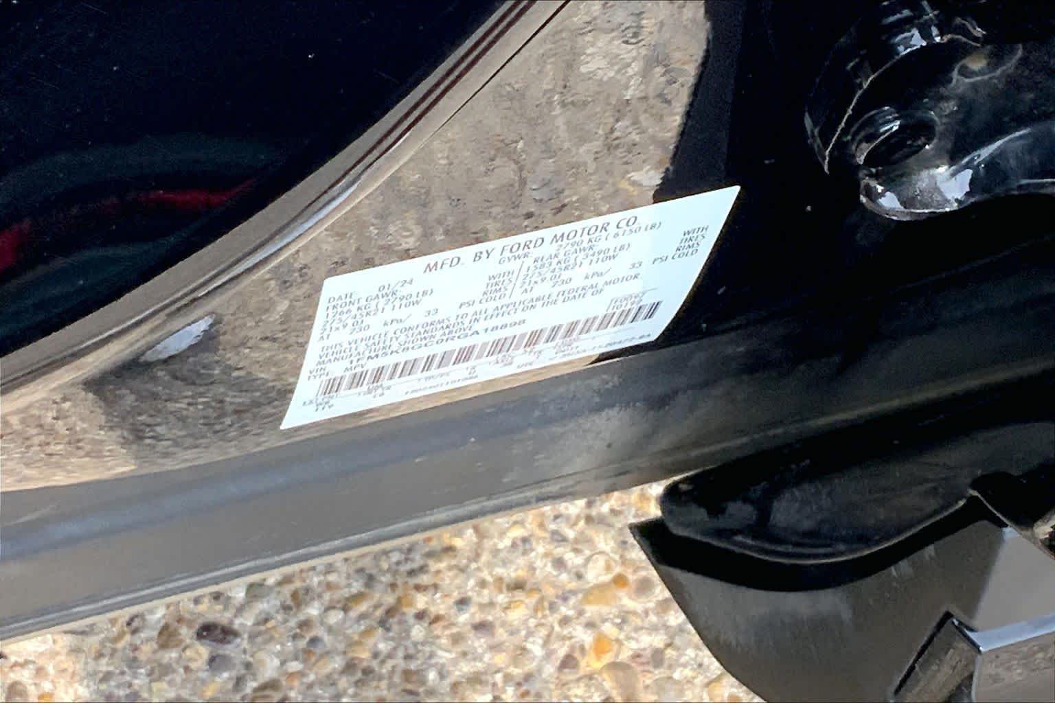Used 2024 Agate Black Metallic Ford ST image 37