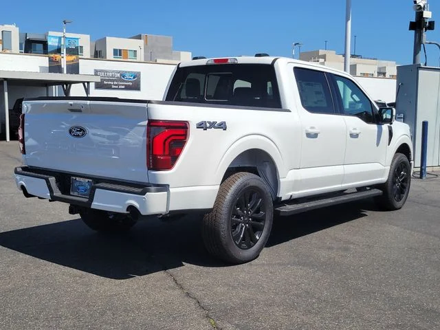 New 2026 Star White Metallic Tri-Coat Ford Lariat image 5