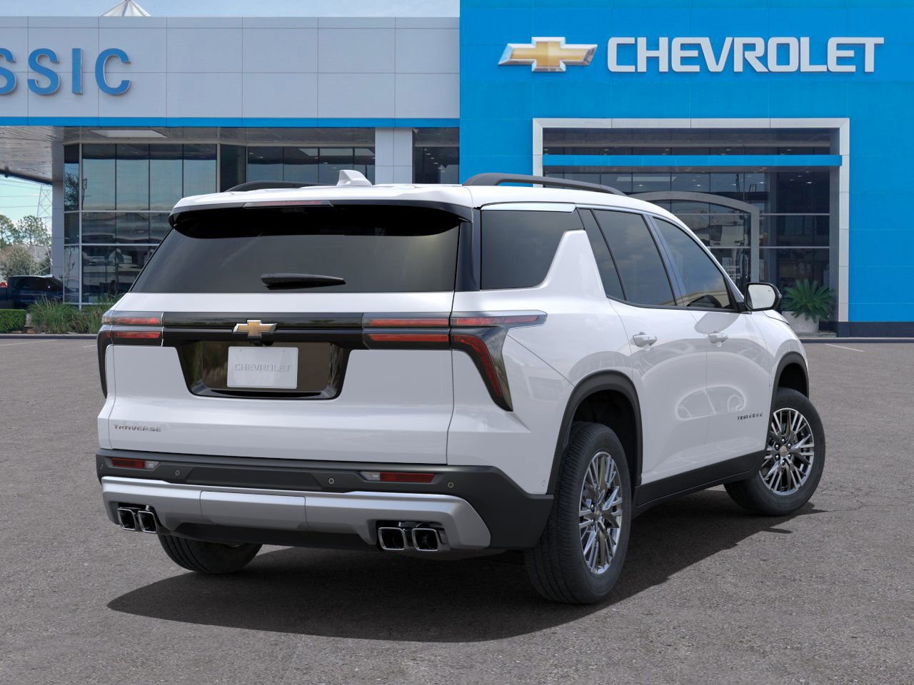 2025 Chevrolet Traverse LT White at Classic Elite Chevrolet Hwy 6