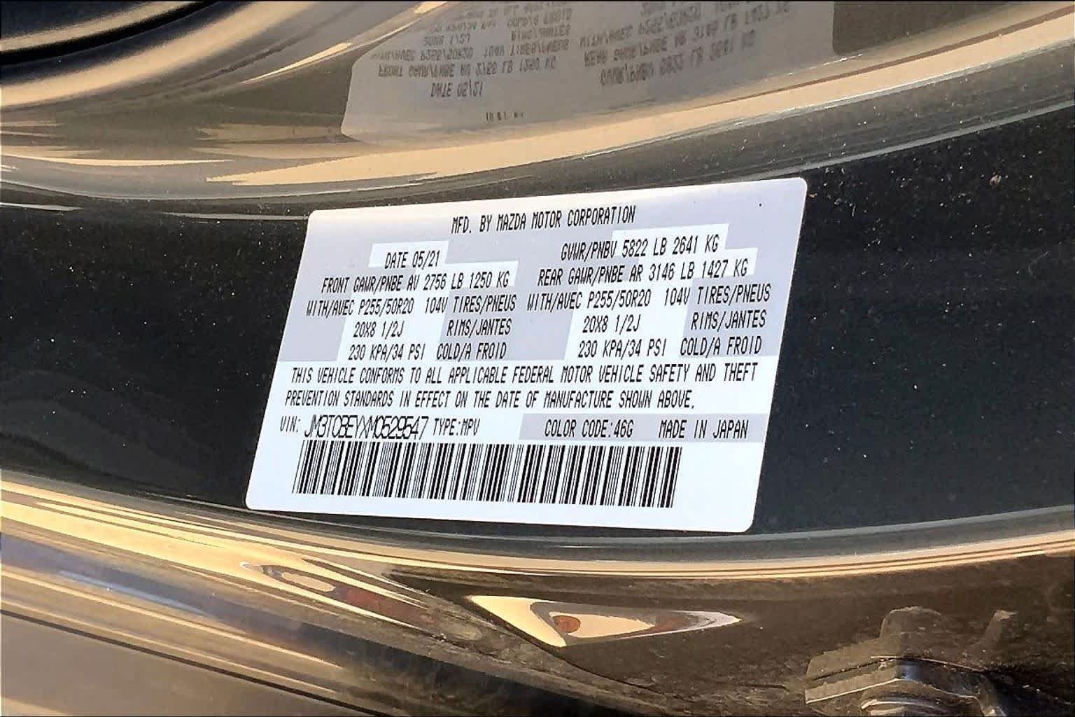 Used 2021 Machine Gray Metallic Mazda Signature image 34