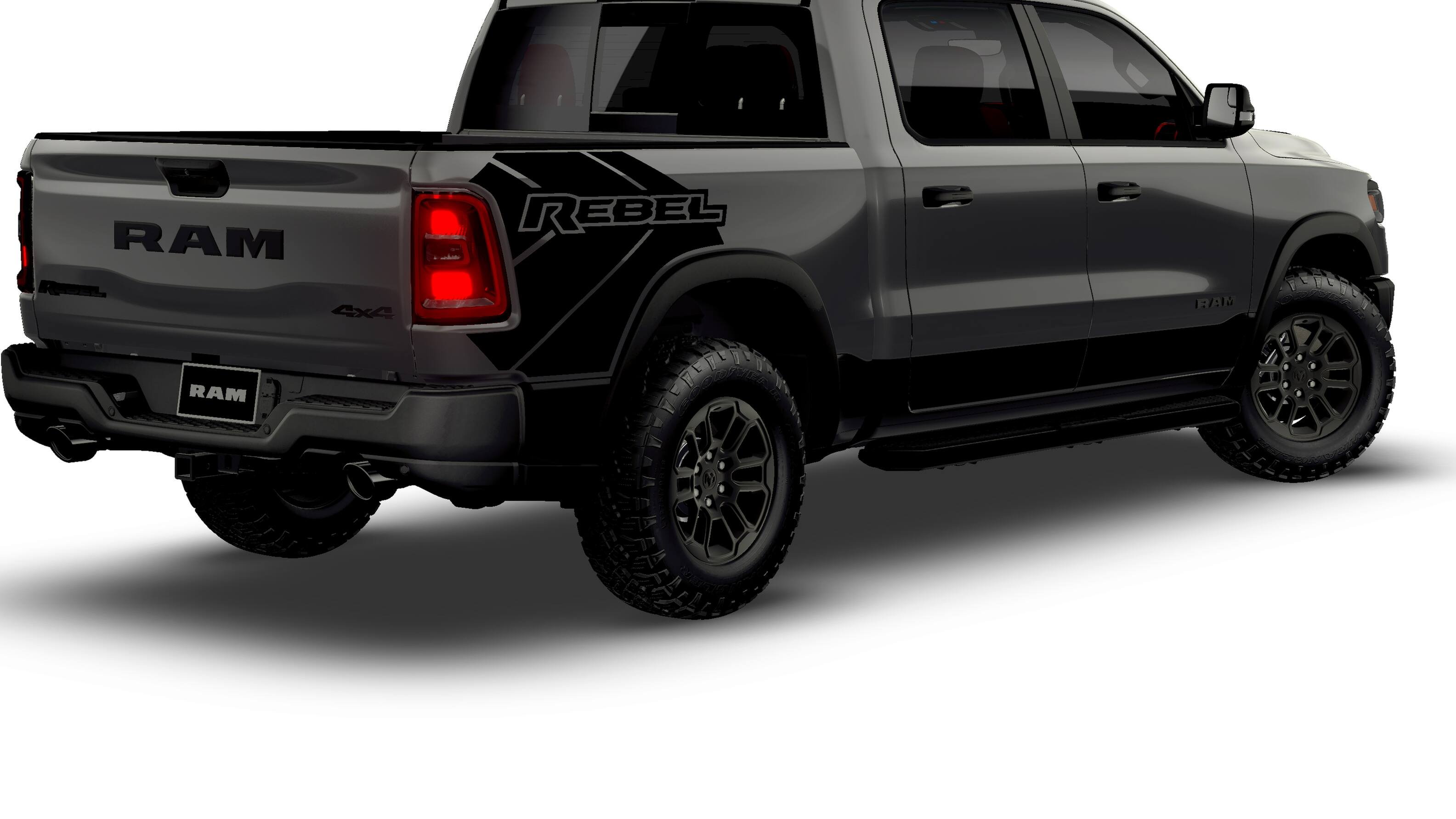 New 2026 Granite Crystal Metallic Clear-Coat Exterior Paint Ram REBEL image 2