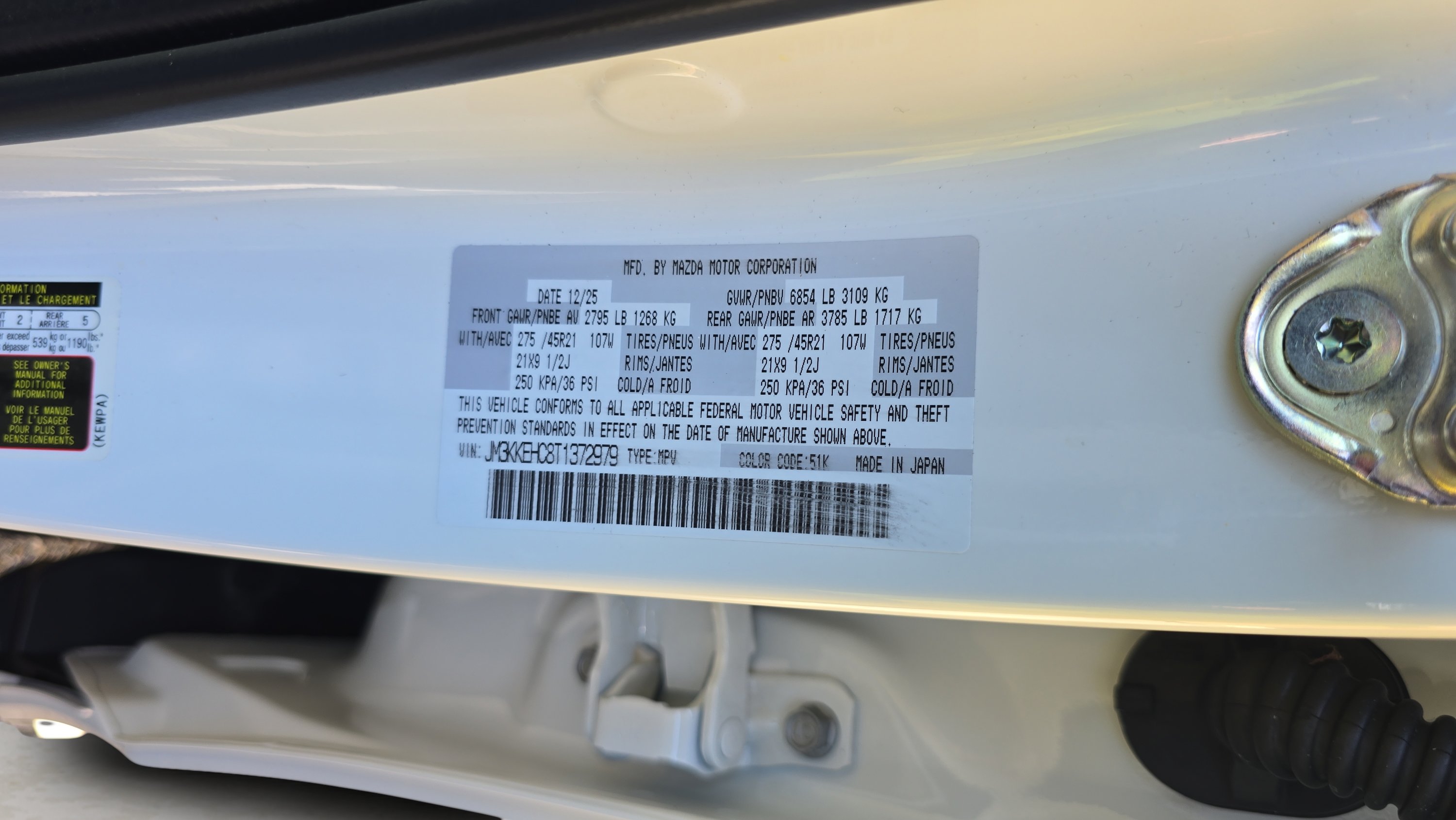 Used 2026 White Mazda 4WD S Premium Plus image 31