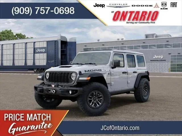 New 2026 Bright White Clear-Coat Exterior Paint Jeep Rubicon 392 image 1