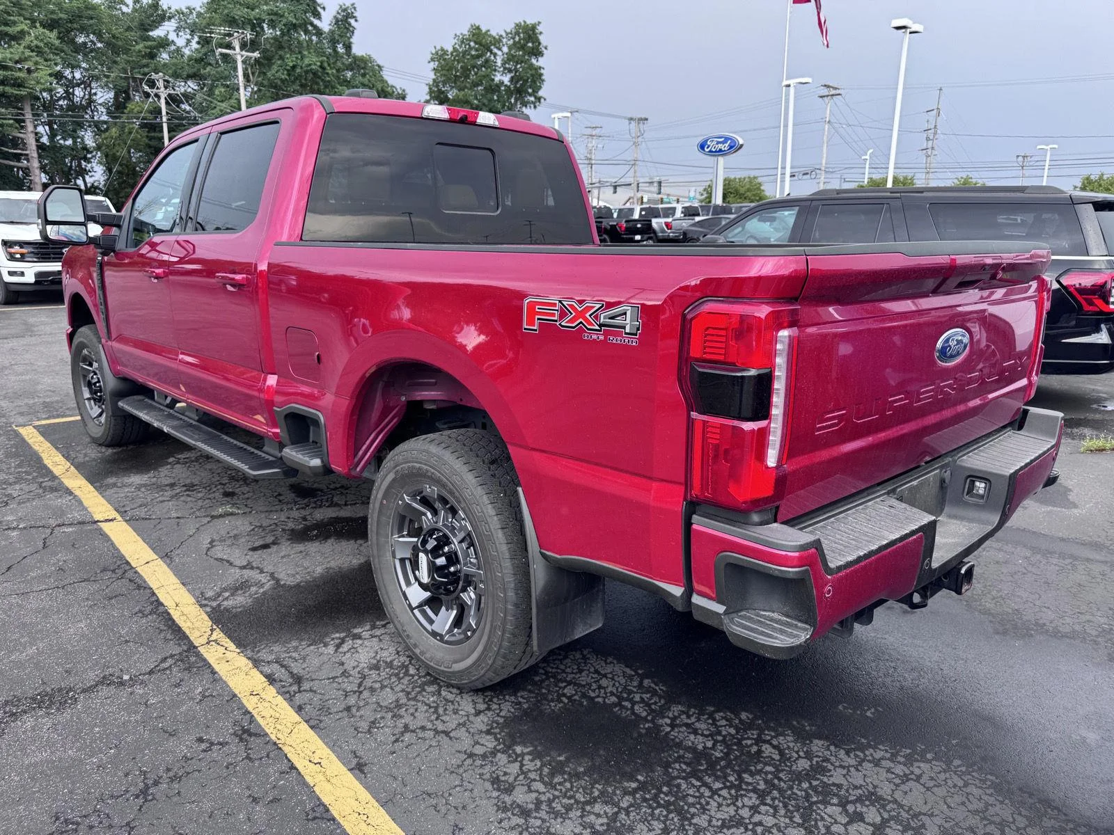 Used 2023 Rapid Red Metallic Tinted Clearcoat Ford LARIAT image 6