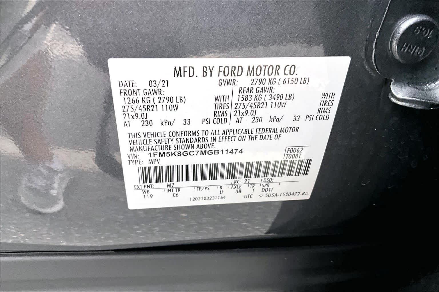 Used 2021 Carbonized Gray Ford ST image 39