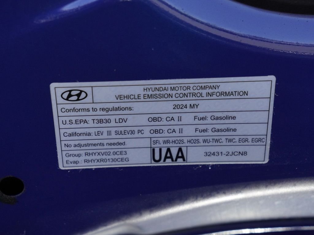 Certified Used 2024 Blue Hyundai Limited image 29