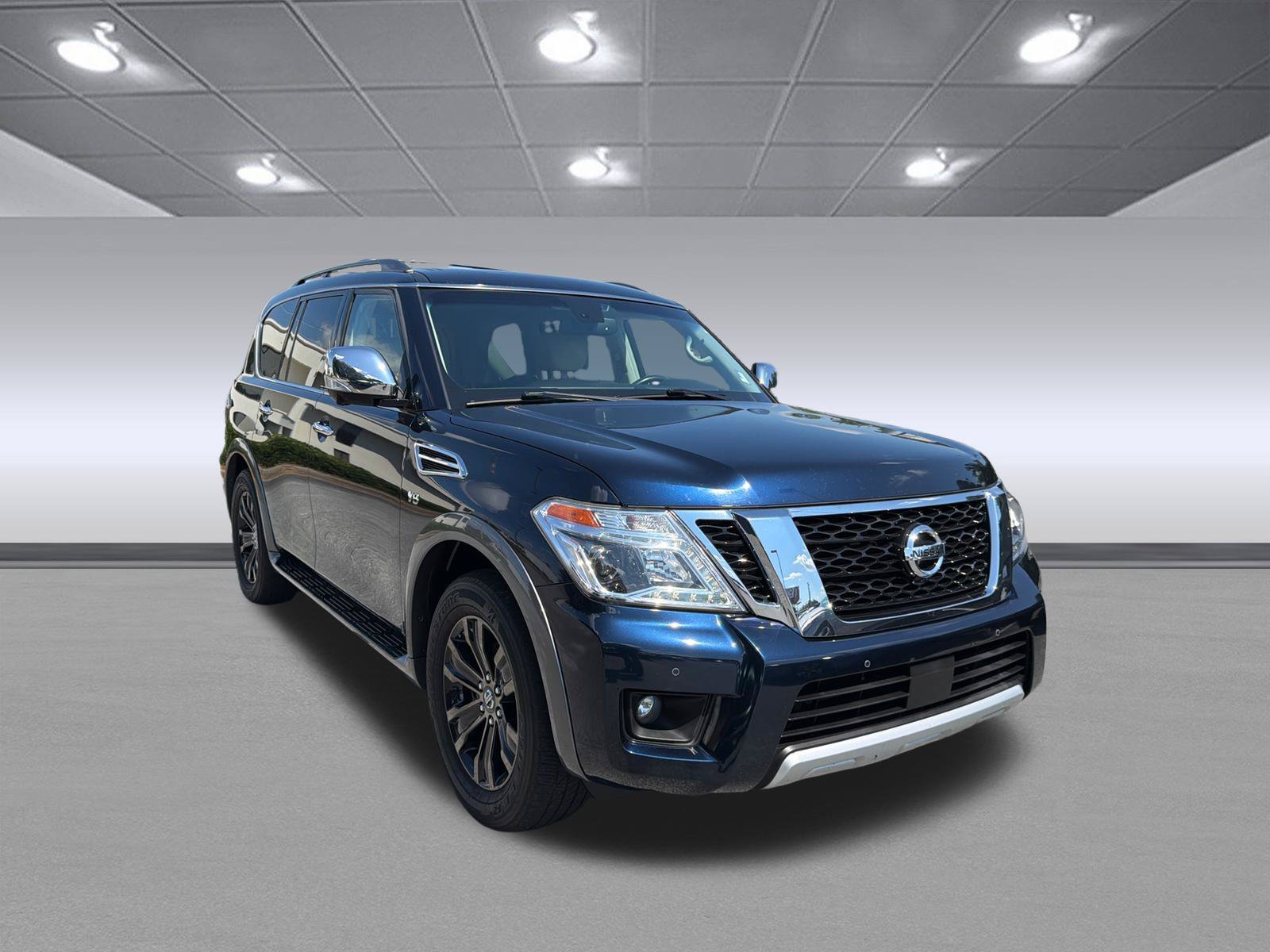 Used 2017 Hermosa Blue Nissan Platinum image 3