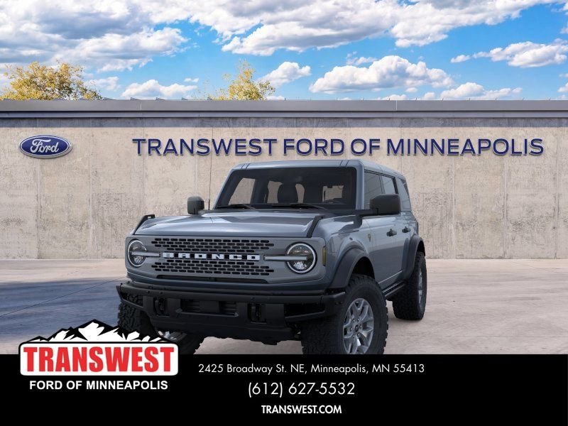 New 2025 Azure Gray Metallic Tri-Coat Ford Badlands® image 2