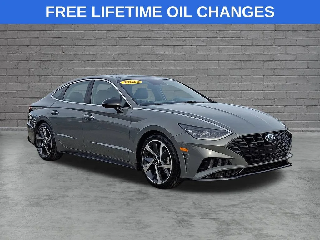 Used 2023 Hampton Gray Hyundai SEL Plus image 1