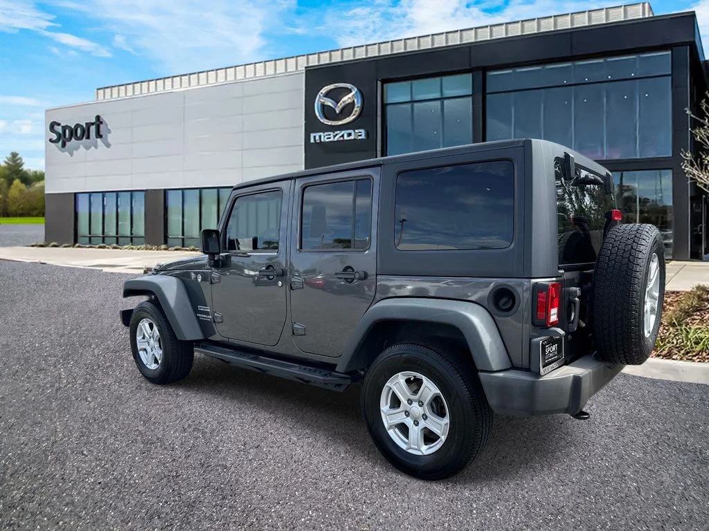 Used 2017 Gray Jeep Unlimited Sport image 5